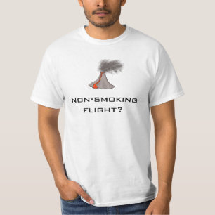 T - Shirt Design: Nichtraucherflug? Slogan