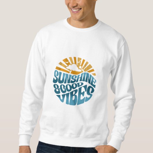 T - Shirt Design Sunshine & Good Vibes (Vorderseite)