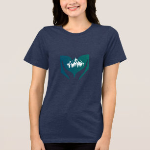 T-Shirt-Design Tri-Blend Shirt