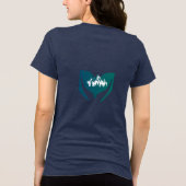 T-Shirt-Design Tri-Blend Shirt (Rückseite)