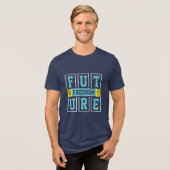 T-Shirt-Design Tri-Blend Shirt (Vorderseite voll)