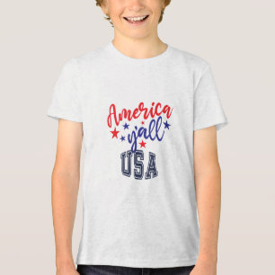 T-Shirt-Design von Amerika yall  Tri-Blend Shirt