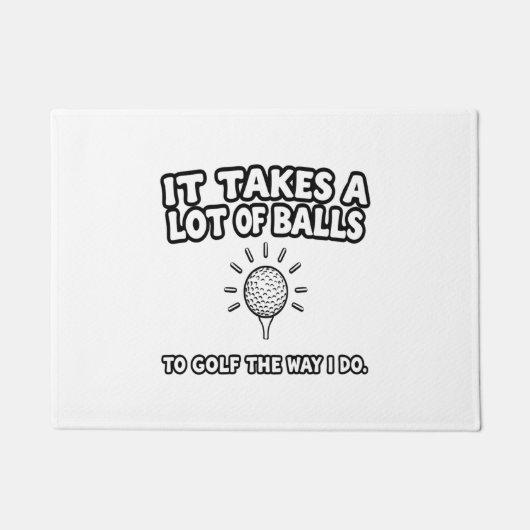 T - Shirt-Design von Golf Lover Fußmatte (Vorderseite)