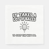 T - Shirt-Design von Golf Lover Serviette (Vorderseite)