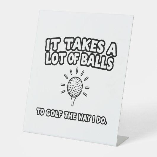 T - Shirt-Design von Golf Lover Sockelschild (Vorderseite)