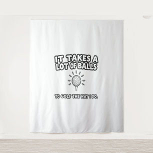 T - Shirt-Design von Golf Lover Wandteppich