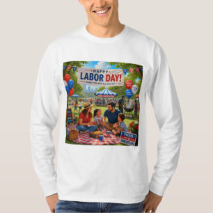 T-Shirt-Design zum glücklichen Tag der Arbeit T-Shirt