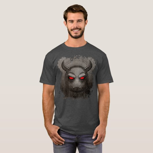 T-Shirt Devilmoji Vintage (Vorne ganz)
