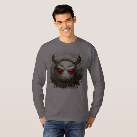 T-Shirt Devilmoji Vintage (Vorne ganz)