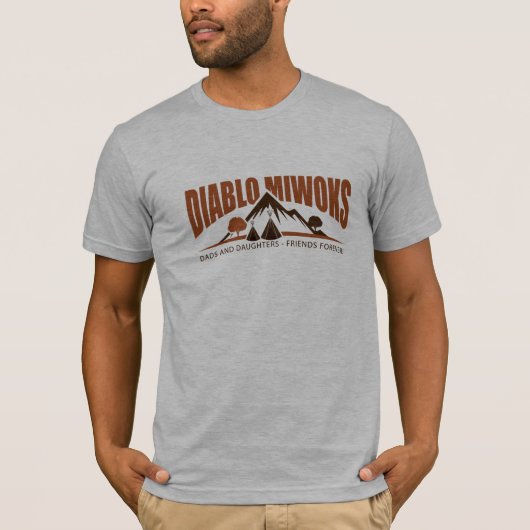T - Shirt Diablos MiWok - Erwachsener XL (Vorderseite)