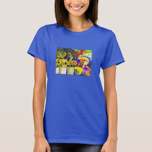 T - Shirt "Die Blume Stand" (Vorderseite)