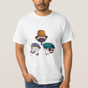T-Shirt Die Füße vernickelt