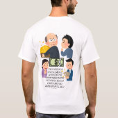 T-shirt , difficult time, (Rückseite)