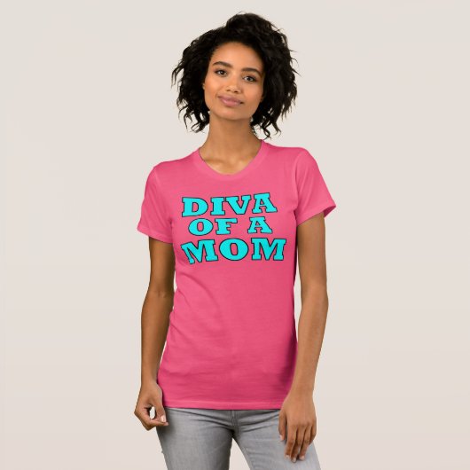T - Shirt "DIVA EINER Mama" (Vorne ganz)