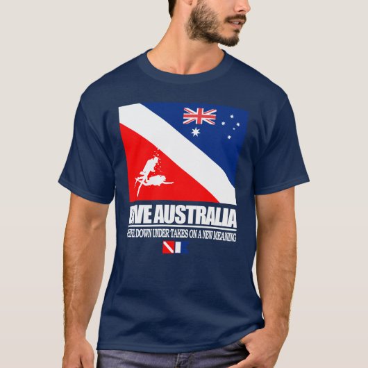 T - Shirt Dive Australia (sq) (Vorderseite)