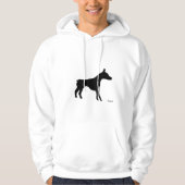 T - Shirt: Doberman Hoodie (Vorderseite)