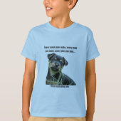 T - Shirt Dog drucken "Jeder Snack, den Sie machen (Vorderseite)