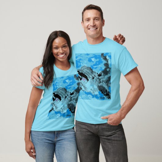 T - Shirt : Dolphin bei Spielen (Unisex)