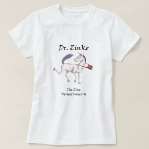 T-Shirt Dr.-Zinko The Zink-Gehörnt Unicorn