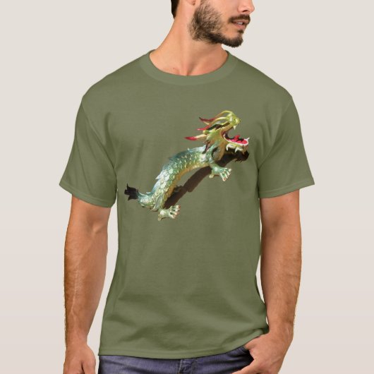 T - Shirt - Drache mit Schatten (Vorderseite)