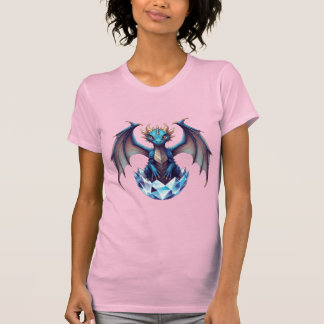 T-Shirt-Drache schlüpft aus kristallinem Ei T-Shirt