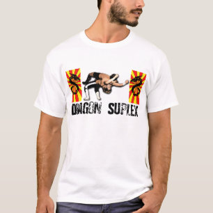 T - Shirt Dragon Suplex (Schwarzer Text)