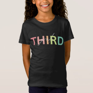 T-Shirt dritte Klasse, T-Shirt für Lehrer der 3. K