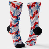 T-Shirt-Druck oder Batikdruck Socken (Gewinkelt)