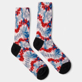 T-Shirt-Druck oder Batikdruck Socken (Rechts)