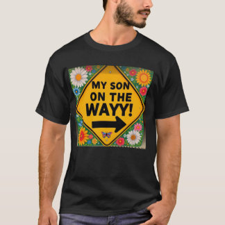 T - Shirt drucken mit Baby auf dem Weg