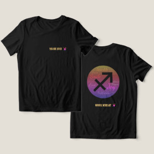 T-Shirt Du wirst geliebt Tri-Blend Shirt