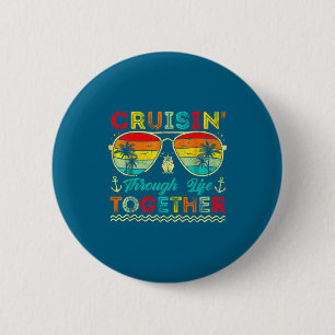 T-Shirt Durchs Leben Cruisen Zusammen Ehemann Button