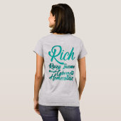 T-Shirt „Eat the Rich now“ WilleSeries (Schwarz voll)
