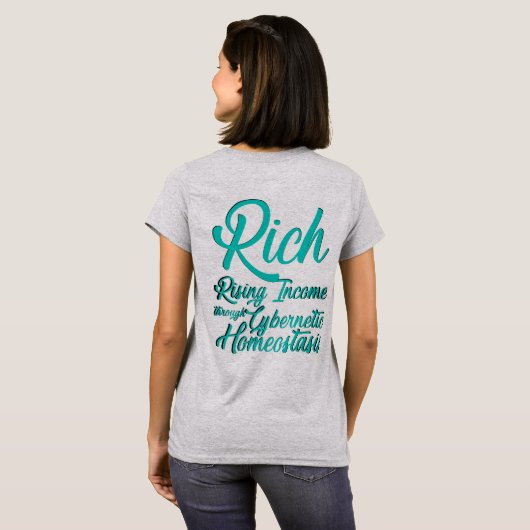 T-Shirt „Eat the Rich now“ WilleSeries (Schwarz voll)