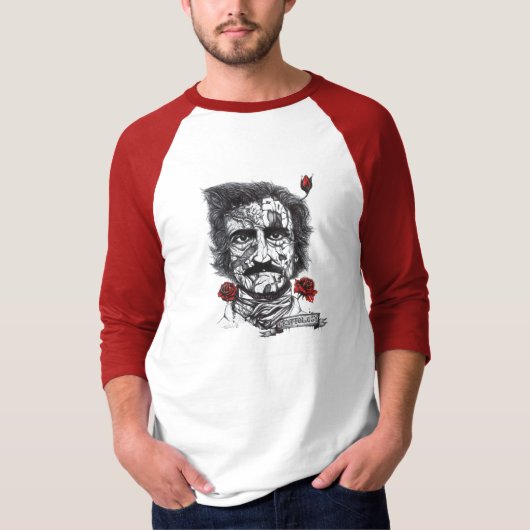 T - Shirt Edgar Allan Poe durch Tai (Vorderseite)