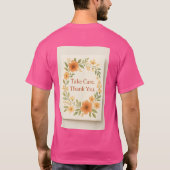 T - Shirt - Einfache Botschaft, große Auswirkungen (Rückseite)