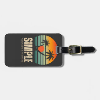 T-Shirt Einfacher Sonnenuntergang - Tropical vibes Gepäckanhänger