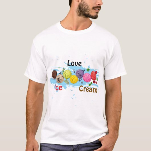 T-Shirt Eiscreme (Vorderseite)