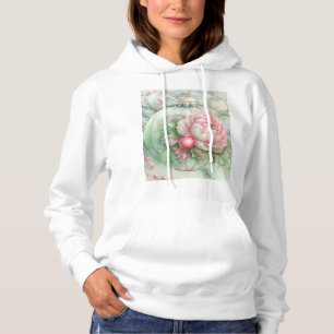 T-Shirt-elegantes rosa Weihnachts-Sweatshirt Hoodie