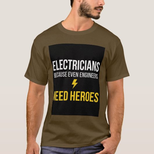 T-Shirt Elektriker (Vorderseite)