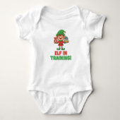 T-Shirt Elf in Training Baby Strampler (Vorderseite)