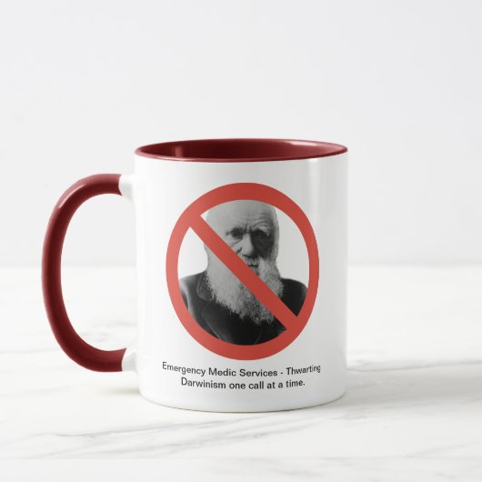 T - Shirt - EMS Darwin Tasse (Links)