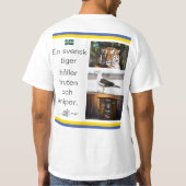 T-shirt — En svensk tiger (Rückseite)