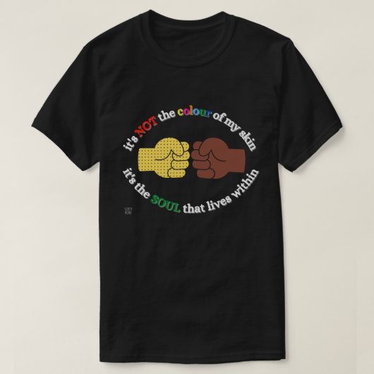 T - Shirt "ENDE RACISM" (Design vorne)