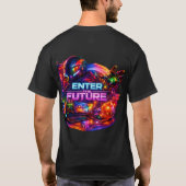 T-Shirt „Enter the Future Galaxy“ (Rückseite)