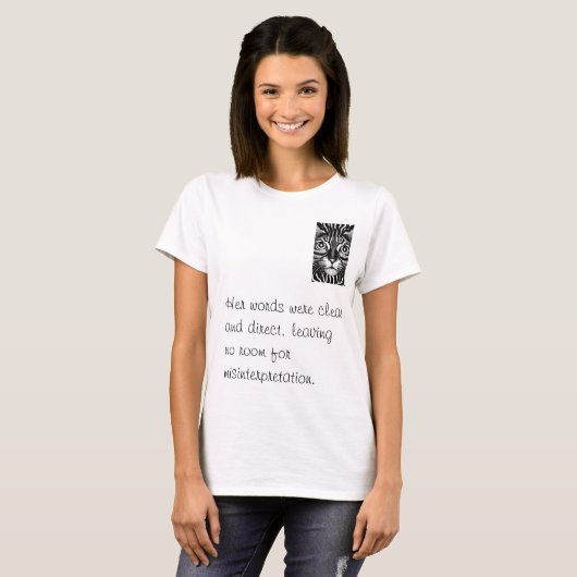 T - Shirt "Entfesseln Sie Ihren Stil mit unserem M (Vorne ganz)