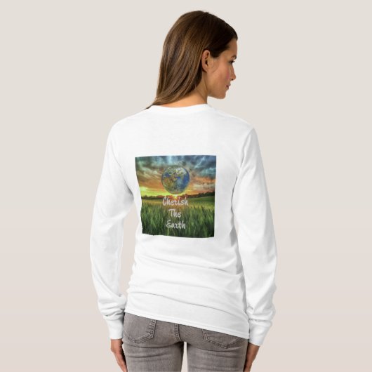 T - Shirt - Erde erobern (Schwarz voll)