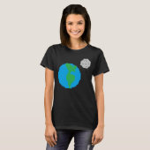 T - Shirt Erde und Mond (Vorne ganz)