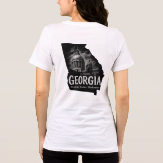T - Shirt erfasst das Herz und das Erbe Georgiens