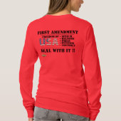 T - Shirt "ERSTE ÄNDERUNG" T - Shirt (Rückseite)